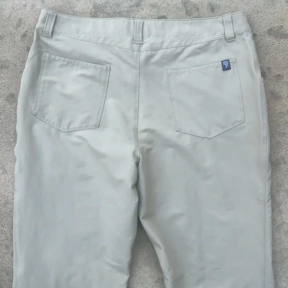 The North Face Men's Beige Tan Khaki Nylon Pants Size 34